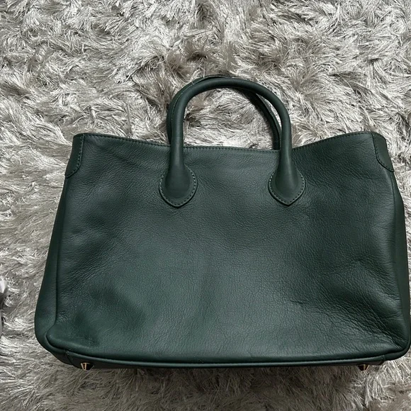 Mark & Graham The Elisabetta Slouch Handbag - Green Leather - Picture 10 of 10